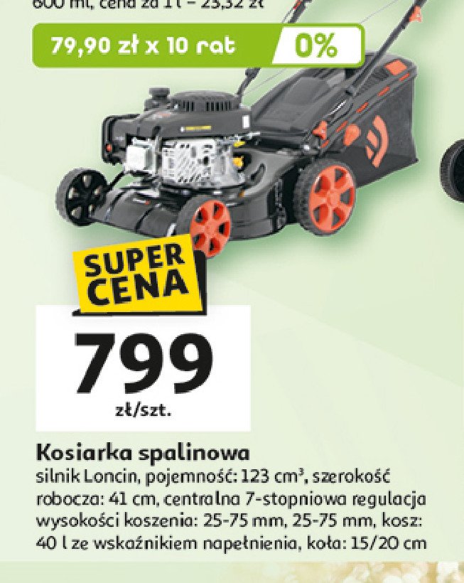 Kosiarka spalinowa promocja w Auchan