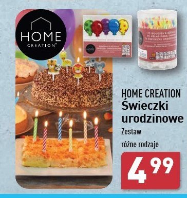 Świeczki urodzinowe Home creation promocja