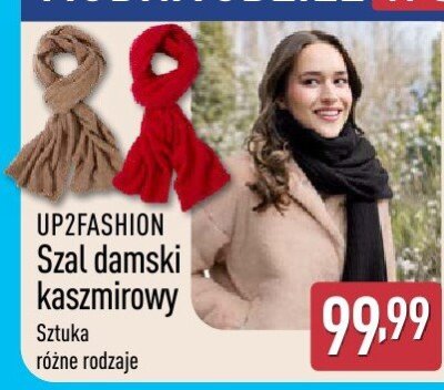 Szal damski kaszmirowy różne rodzaje promocja w Aldi