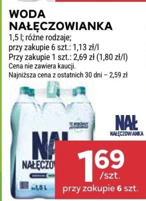 Woda Nałęczowianka promocja w Stokrotka