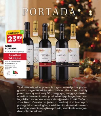 Wino Portada różne rodzaje promocja w Stokrotka