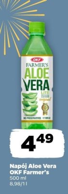 Napój Aloe Vera OKF Farmer's 500 ml promocja w Netto