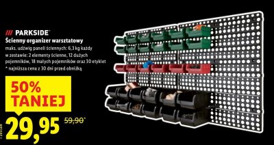 Ścienny organizer warsztatowy  promocja w Lidl
