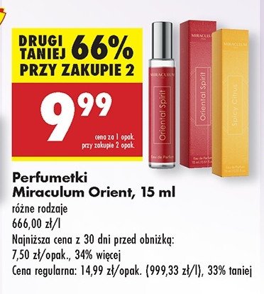 Perfumetka orient Miraculum promocja