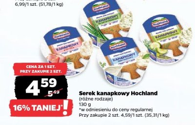 Serek kanapkowy, różne rodzaje promocja w Netto