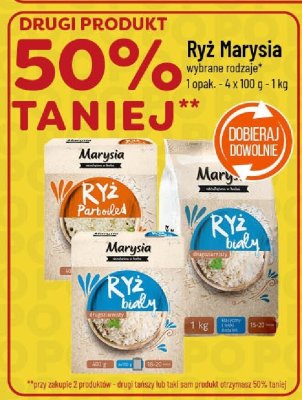 Ryż Marysia wybrane rodzaje 1 opak. 4 x 100 g - 1 kg promocja w POLOmarket