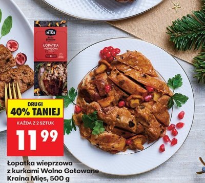 Łopatka wieprzowa z kurkami Wolno Gotowane  promocja w Biedronka