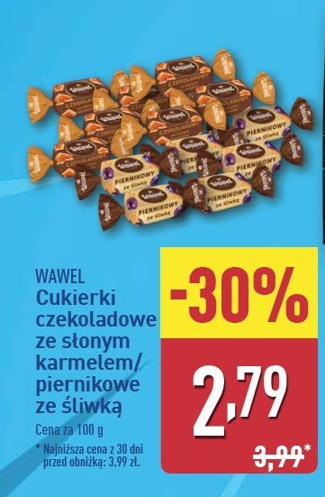 Czekoladki Wawel piernikowy ze śliwką promocja