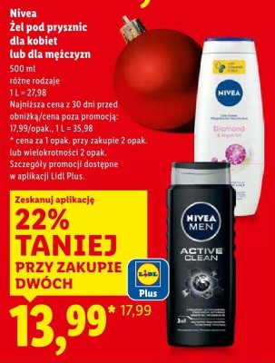 Żel pod prysznic dla kobiet  promocja w Lidl