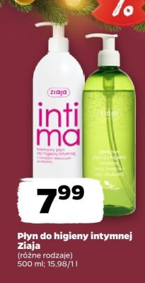 Płyn do higieny intymnej Ziaja różne rodzaje promocja w Netto