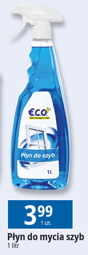 Płyn do mycia szyb Eco+ promocja w Leclerc