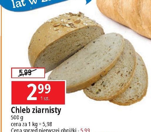 Chleb ziarnisty promocja w Auchan