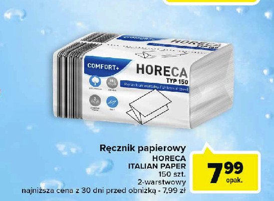 Recznik papierowy Horeca comfort + promocja