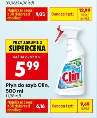 Płyn do szyb, 500 ml promocja w Biedronka