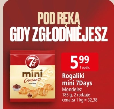 Rogaliki mini 7Days Mondelez promocja w Leclerc