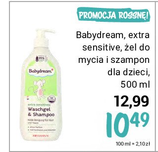 Żel do kąpieli dla dzieci Babydream promocja
