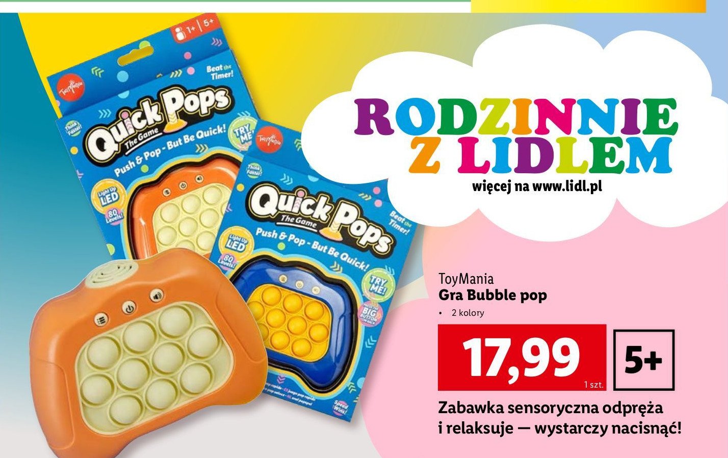 Gra bubble pop promocja