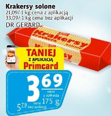 Krakersy solone promocja w Prim Market