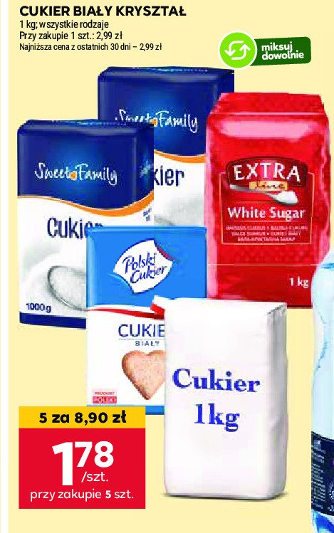 Cukier bia艂y EXTRA LINE MAXIMA promocja