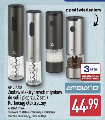 Korkociąg elektryczny promocja w Aldi