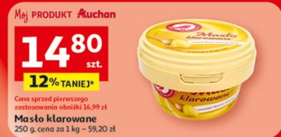Masło klarowane promocja w Auchan