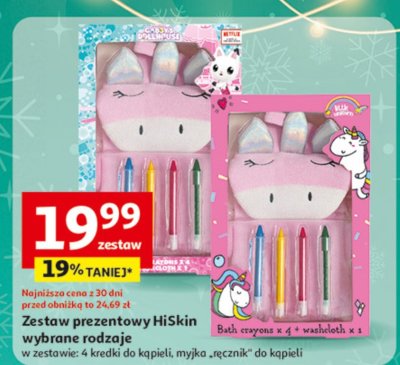 Zestaw prezentowy HiSkin wybrane rodzaje promocja w Auchan