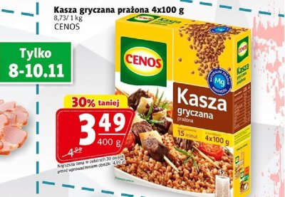 Kasza gryczana prażona 4x100 g CENOS promocja w Prim Market