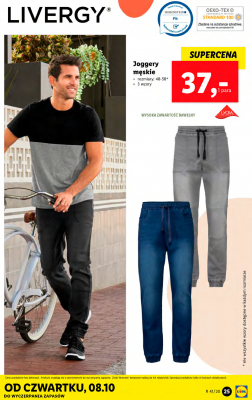 Spodnie męskie jeansowe rozm. 48-58 Livergy promocja