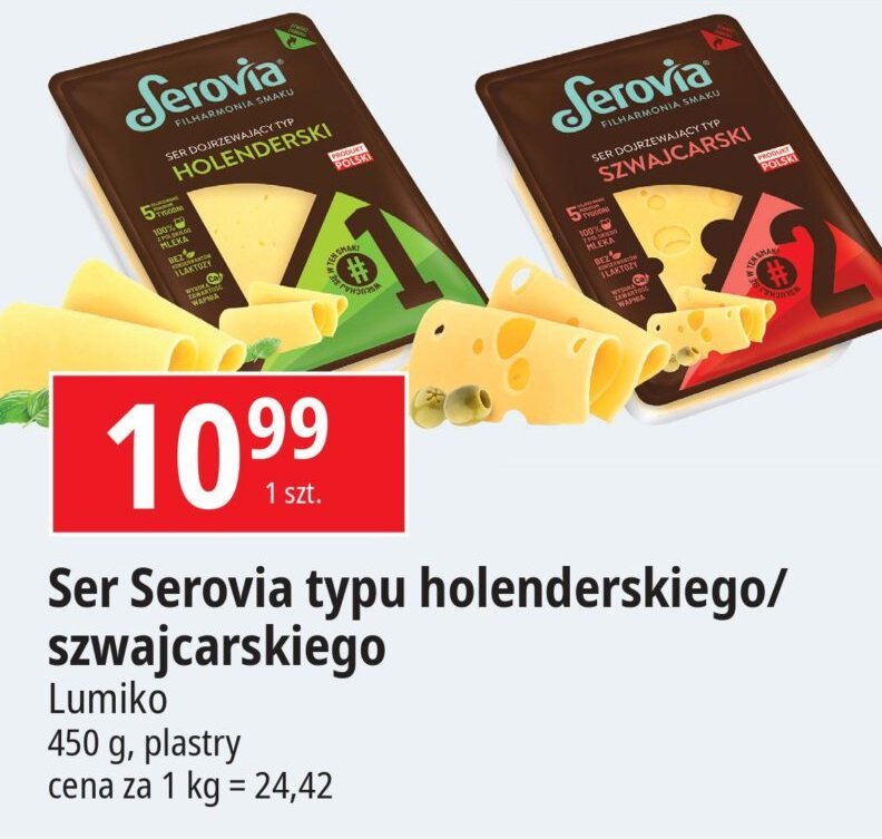 Ser szwajcarski plastry Serovia promocja