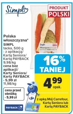 Włoszczyzna Polska SIMPL promocja w Carrefour