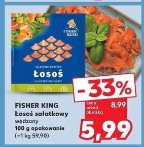 Łosoś sałatkowy wędzony Fisher king promocja