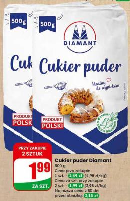 Cukier puder  promocja w Dino