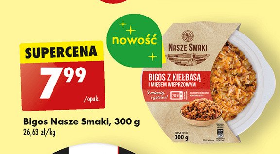 Bigos z kie艂bas膮 i mi臋sem wieprzowym Nasze smaki promocja