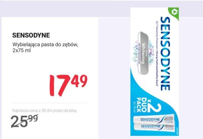 Wybielająca pasta do zębów 2-pak promocja w Rossmann