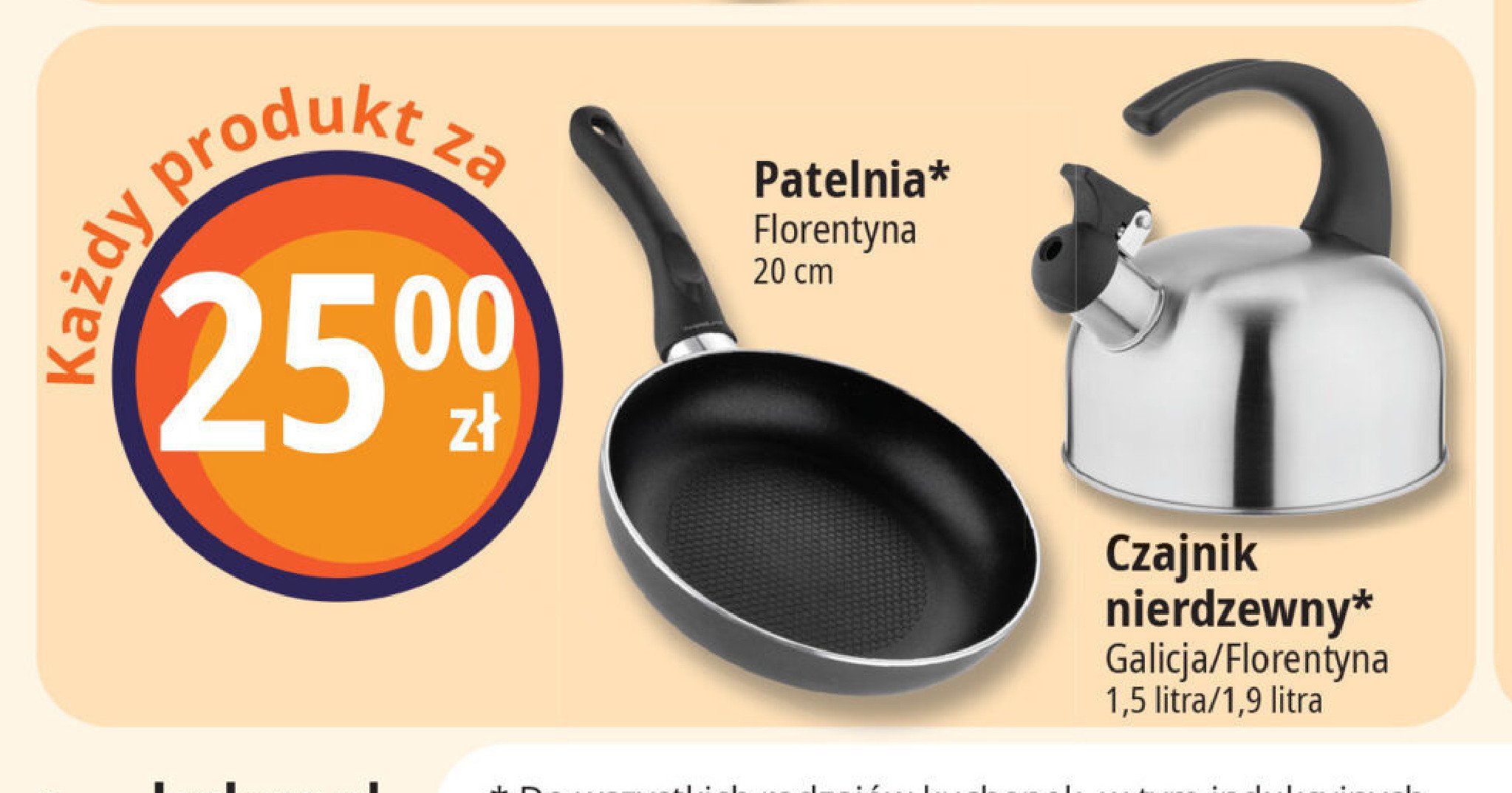 Czajnik nierdzewny 2 l Florentyna promocja