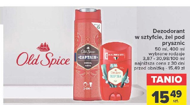 Dezodorant Old spice deep sea promocja