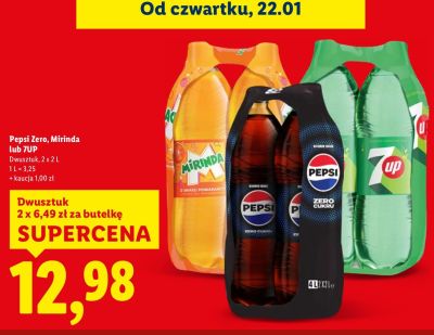 Napój Mirinda, dwusztak promocja w Lidl