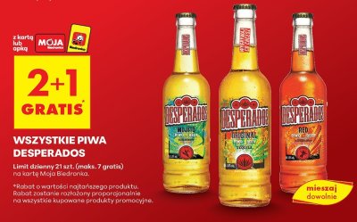 Piwo Desperados wszystkie rodzaje promocja w Biedronka
