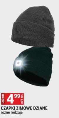 Czapka CZAPKI ZIMOWE DZIANE promocja w Merkury Market