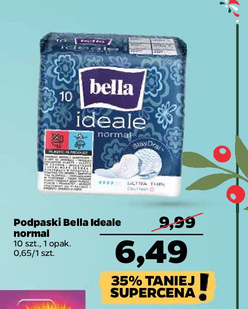 Wkładki higieniczne ultra thin regular Bella ideale promocja