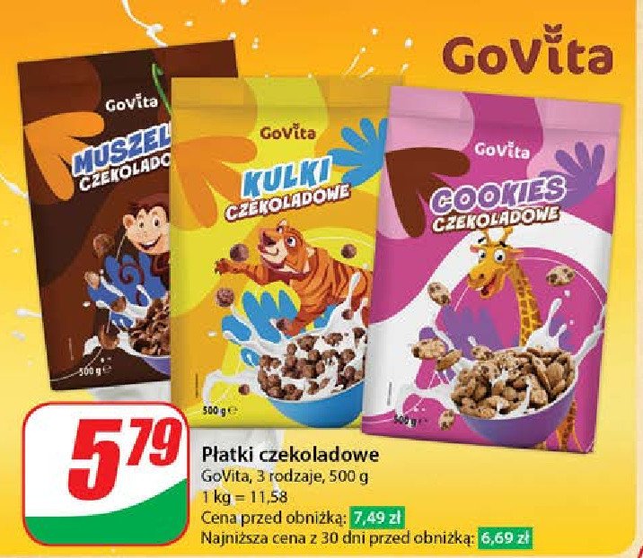 Kulki czekoladowe Govita promocja