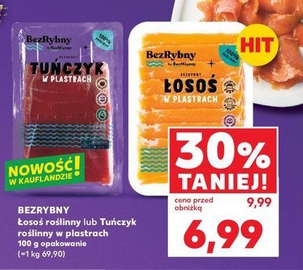 Tuńczyk w plastrach Bezrybny promocja w Kaufland