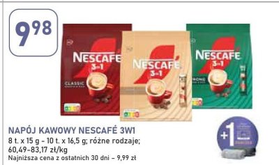 Napój kawowy Nescafé 3w1 promocja w Stokrotka