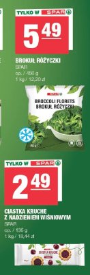 Brokuł różyczki SPAR promocja w SPAR