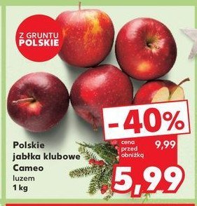 Jabłka cameo promocja w Kaufland