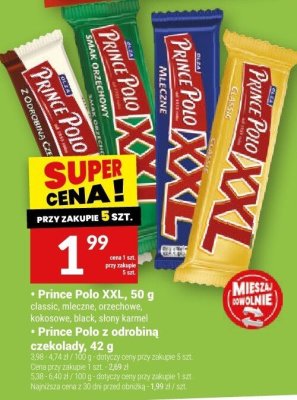 Czekolada Prince Polo z orzechami, 42 g promocja w Twój Market