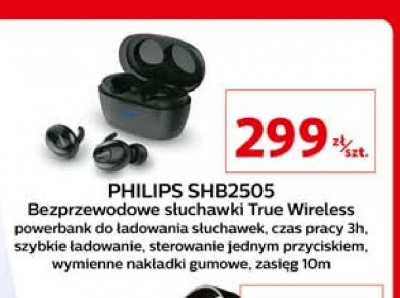 Słuchawki dokanałowe shb2505 upbeat Philips promocja