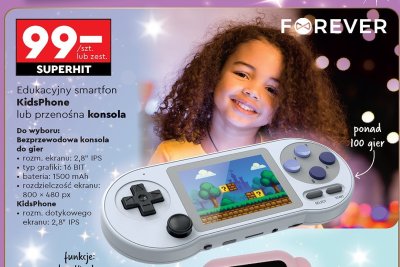 Przenośna konsola promocja w Biedronka