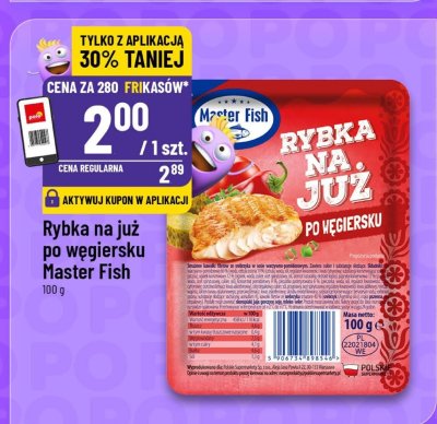 Rybka na już po węgiersku Master Fish promocja w POLOmarket