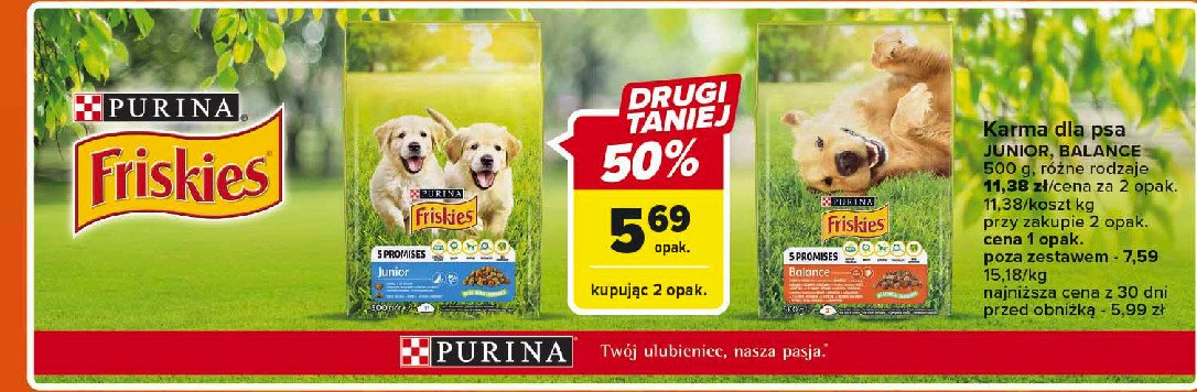 Karma dla psa balance Friskies vitafit Purina friskies promocja
